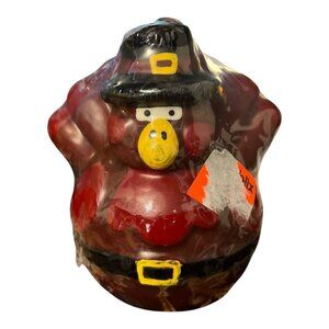 Thanksgiving Turkey Pilgrim Candle – 5" Tall – Publix Store – 1990s–2000s – New